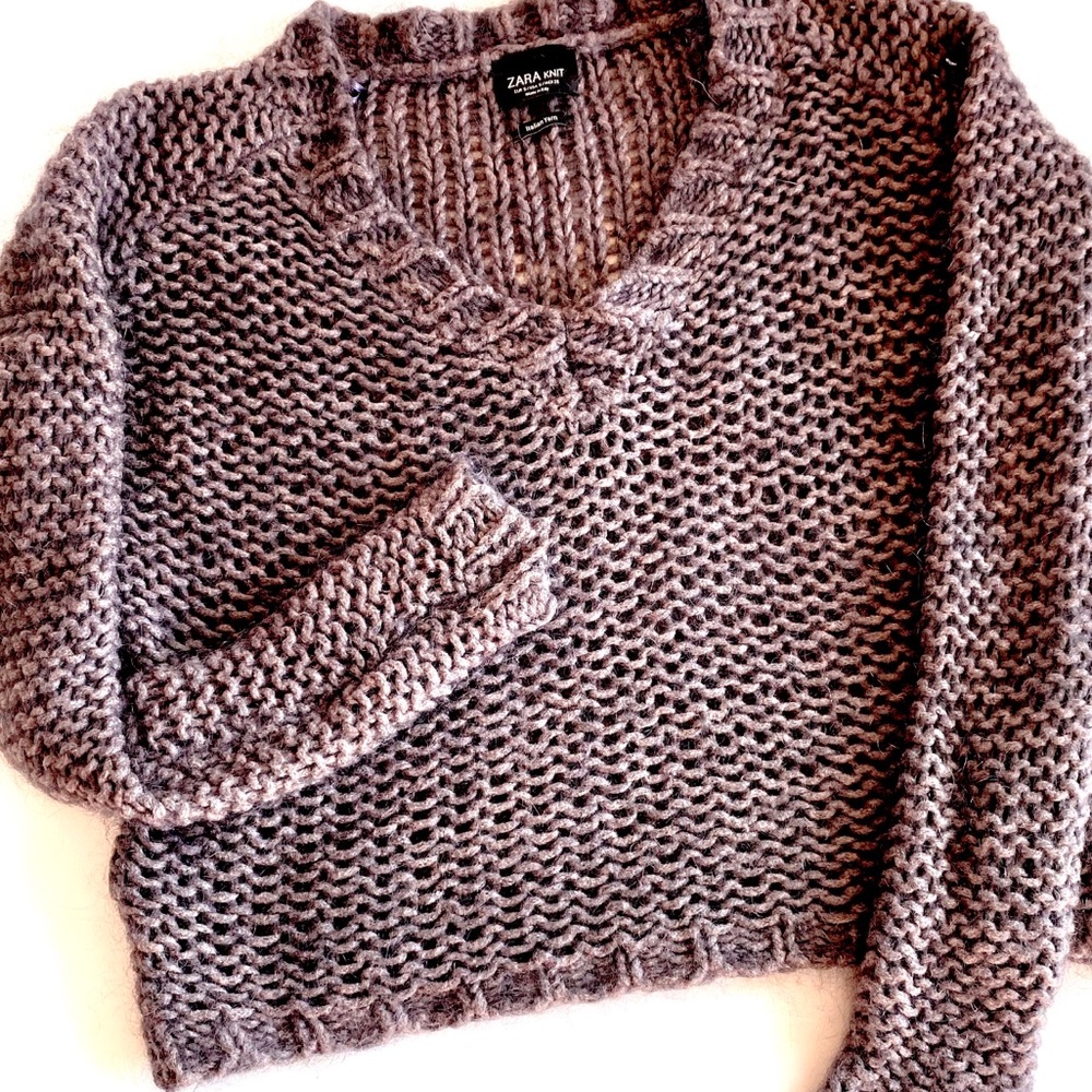 Italian Yarn Chunky Knit Zara Sweater